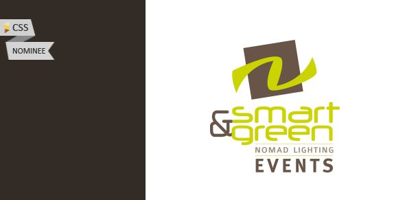 Smart & Green Events, nominé sur CSS Winner !