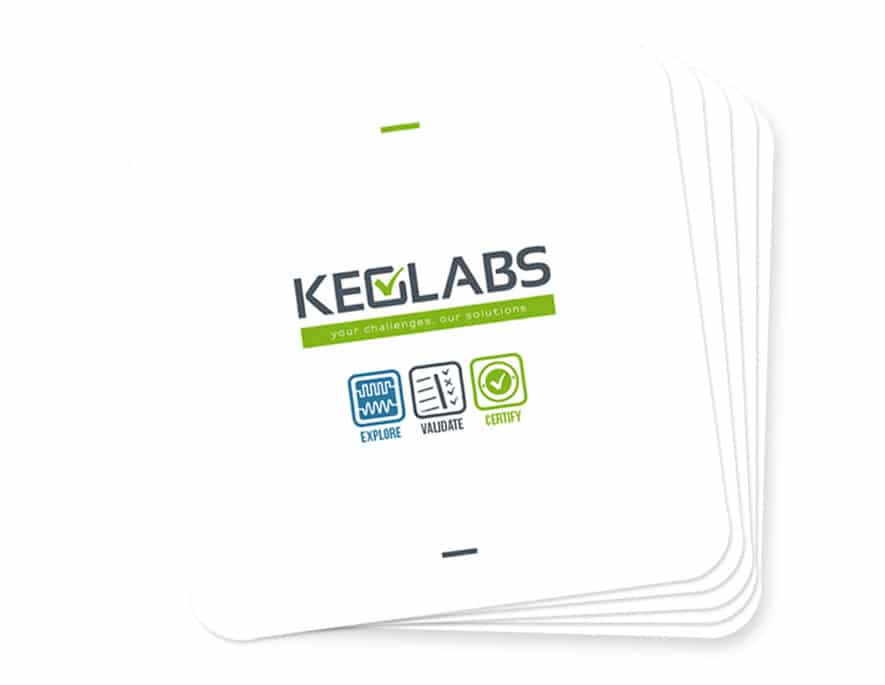 Keolabs : une plaquette institutionnelle pour l’entreprise aux puces électroniques