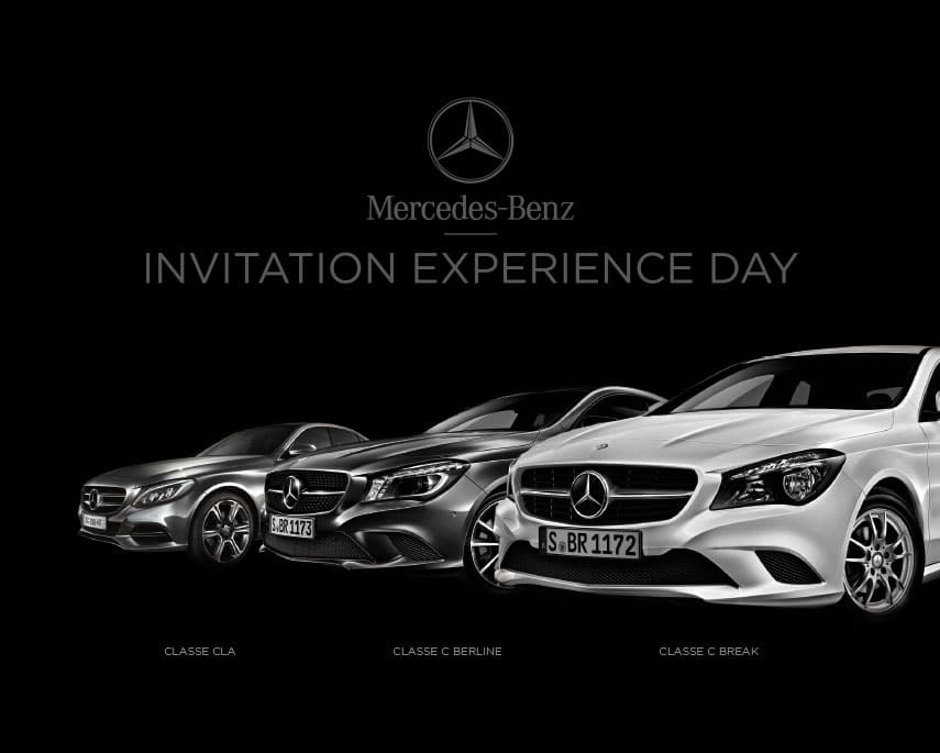 Groupe Huillier Mercedes : invitation Experience Day