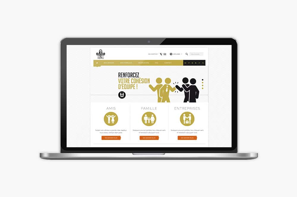 Site internet responsive - Challenge the Room