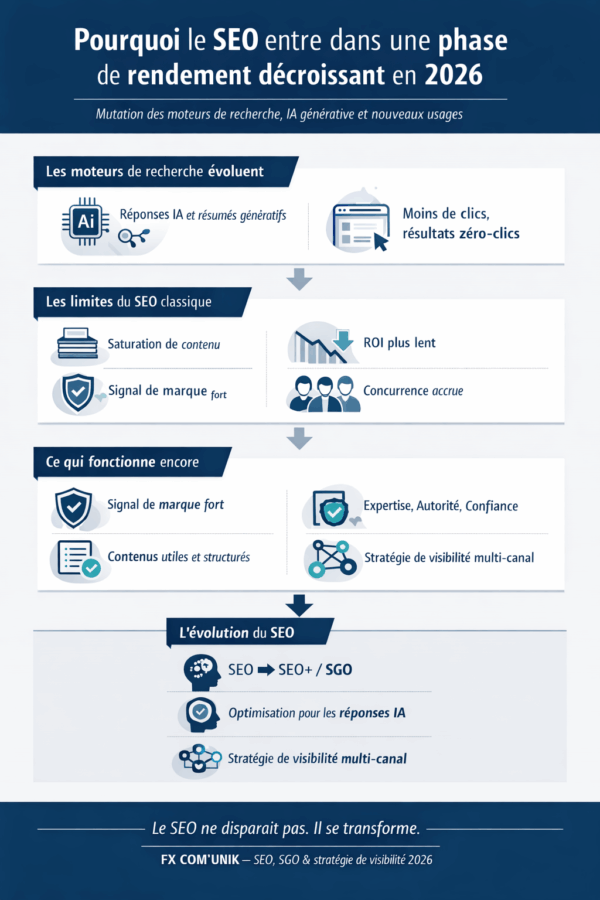 Pourquoi le SEO entre-t-il dans une phase de rendement décroissant ?